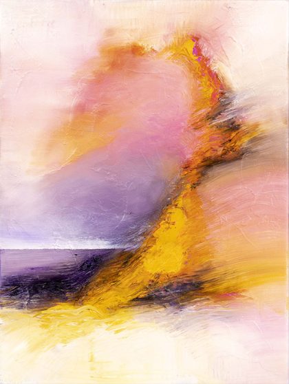 Kasandra Harfield, FLOW LIKE WIND, oil on canvas, 40 x 30 cm, $700